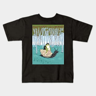 The Snail and The Frog Kids T-Shirt